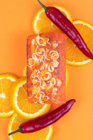 Pomarańcza z chili mydło glicerynowe