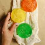 Grejpfrut mydło glicerynowe z gąbką loofah