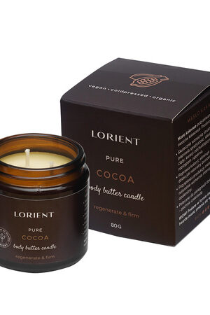 Masło kakaowe pure w świecy